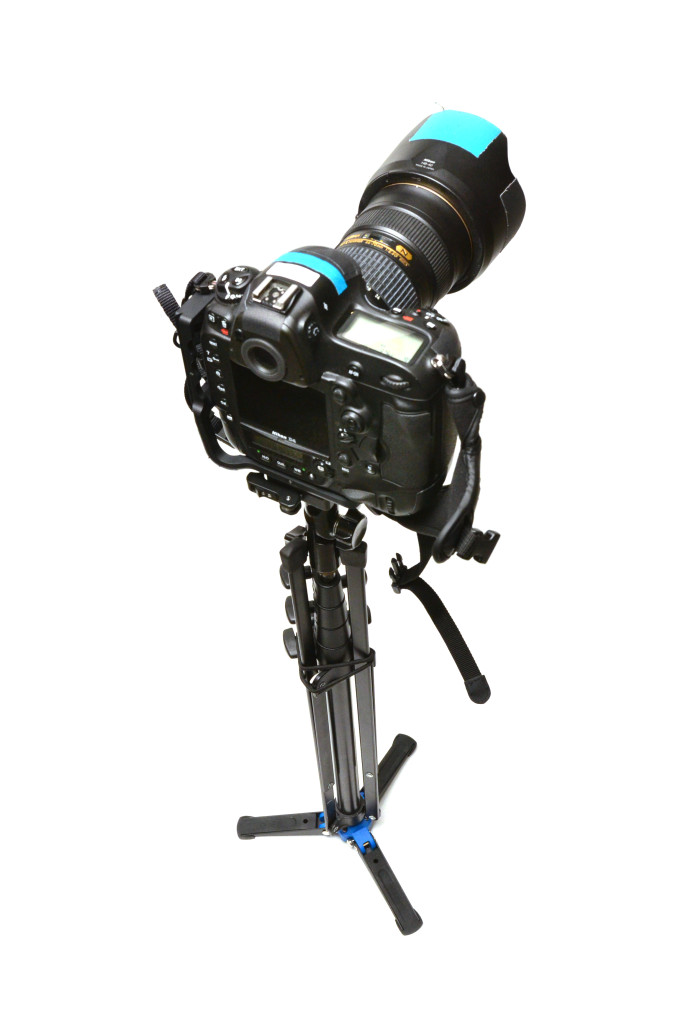 Camera mounted standing