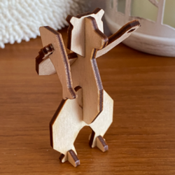 Flat Pack ORSO Bear Laser Cut File