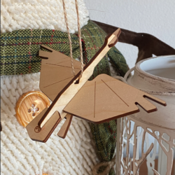Flat WINGAS Goose Laser Cut File